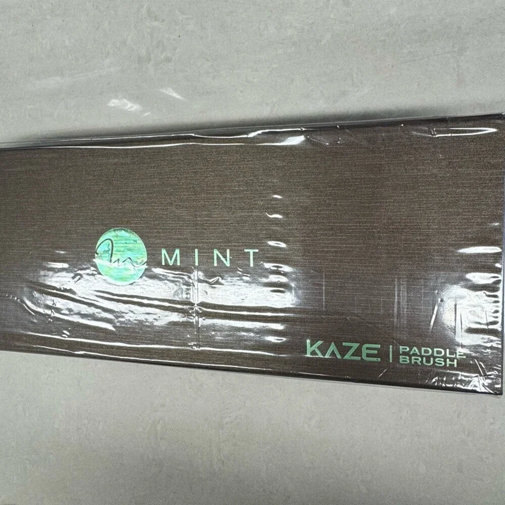 Mint Kaze brush paddle brush boar hair Eco-Friendly Acupressure Brush brand new